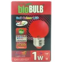 ราคา หลอดปิงปอง LED 1W E27 แดง รุ่น BIOBULB หลอดปิงปอง LED 1W E27 แดง (107363) (403217012)