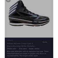 ราคา รองเท้า ADIDAS ADIZERO CRAZY ดั้งเดิม (21458781219)