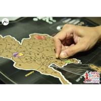 ราคา Runner Scratch Map แผนที่วิ่งทั่วไทย ปริศนาแผนที่ขูด แผนที่ประเทศไทย (3795990689)