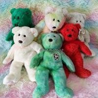 ราคา ของสะสม TY หมีทีวาย 13 นิ้ว Set 2 ฺBeanie Baby ตุ๊กตาหมี teddy bear (9927852060)