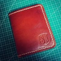 ราคา กระเป๋าสตางค์หนังใส่บัตรขนาดเล็กแฮนด์เมด (41307776668)
