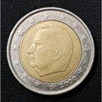 ราคา เหรียญต่างประเทศ เบลเยี่ยม Belgium 2 ยูโร Euro King Albert II ปี 2000 ผ่านการใช้งาน สภาพสวยๆ #65 (26611040452)