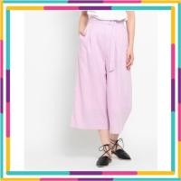 ราคา โล๊ะสต๊อคราคาเท Ozoc68: Ozoc purple Pants กางเกงผ้าลินินเนื้อดี มีซับใน สีสวย แบบน่ารักๆค่า (11335823396)