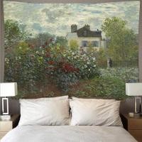 ราคา ผ้าม่านภาพวาดสีน้ำมัน Monet ศิลปะผนัง Ins ผ้าพื้นหลัง ผ้าม่านเรือ การปรับปรุงห้อง ผ้าแขวนศิลปะ การตกแต่งบ้าน (41001338502)