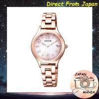 ราคา 【Direct From Japan】[CITIZEN] ウィッカ wicca ソーラーテック 電波時計 ( ピンクゴールド / 日常生活防水 / レディース ) KS1-261-91 #ときめく ダイヤ シチズン 電波ソーラー (42766143132)
