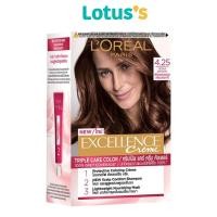ราคา ลอรีอัล ปารีส ครีมเปลี่ยนสีผม เอ็กซ์เซลเล้นซ์ ครีม สีน้ำตาลประกายม่วงเหลือบมะฮอกกานี No.4.25 LOREAL EXCELLENCE NO.4.25 (4439089393)