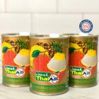 ราคา แพ็ค3 อร่อยเหาะ เงาะยัดไส้สับปะรดในน้ำเชื่อม 565g. (6131154034)