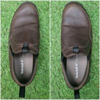 ราคา มือสอง!! สภาพดี รองเท้า Timberland หนังแท้ รุ่น A1QLS ไซส์ EU42 (UK8) สภาพดีมาก (ไม่มีกล่อง) (13140936617)