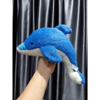 ราคา ตุ๊กตาปลาโลมา สีฟ้า Blue Dolphin นุ่มนิ่ม ขนาด 13 นิ้ว (24243184518)