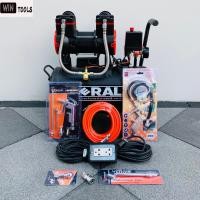 ราคา แรงสุดตอนนี้ 1100W BERALA ปั๊มลม ถังลม 30 ลิตร ปั๊มลมออยฟรี + อุปกรณ์ 6 อย่าง+สายไฟ10เมตร ( อัพเกรดใหม่ ขนาด 1,100W ) (20980026644)