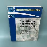 ราคา Quantitative Analysis for Management / Pre-Owned / Barry Render/ Pearson / Non-Fiction (52250260353)