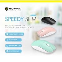 ราคา เมาส์ไร้สาย Micro Pack Speedy Slim รุ่น MP-721W สีเขียวอ่อน (Wireless Mouse) (8405126679)