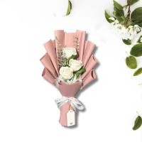 ราคา ช่อดอกไม้ ดอกกุหลาบ สีแดง,สีขาว 3 ดอก (29828764711)