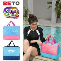 ราคา A63-[ใส่ชุดฟิตเนส/ว่ายน้ำ] กระเป๋ากันน้ำใบเล็กพกพาง่าย ใส่เสื้อผ้าเปียกได้ไม่เลอะเทอะ วัสดุหนาคุณภาพดี พร้อมส่งจากไทย (28863767934)