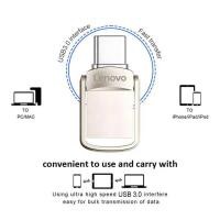 ราคา 2 In Lenovo OTG USB Flash For Phone/x One Rotatable Usb Memory 2tb 128GB 256GB 512GB 1 TB Pen Drive tb 8GB 56GB 5GB (28453495451)