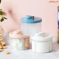 ราคา ปัญญา 4 ช่องแบบพกพานํามาใช้ใหม่กล่องเก็บเด็กขนมถ้วยทารกแรกเกิดนมผงออแกไนเซอร์สูตรตู้ (47306357582)