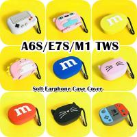 ราคา ส่วนลดสําหรับ A6s/e7s/m1 TWS กรณีการ์ตูนตลกซิลิโคนอ่อนนุ่มหูฟังกรณีปลอกฝาครอบ (29857071751)