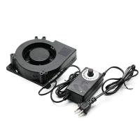ราคา DC 12V Large Air Volume Grill Oven Fan Centrifugal Turbine Blower 3300RPM with Adjustable Speed Pow (57651549646)