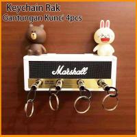 ราคา GANTUNGAN ชั้นวางพวงกุญแจ/พวงกุญแจ WALL RACK/พวงกุญแจ 4 ชิ้นที่ใส่พวงกุญแจ (43814683148)