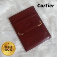 ราคา กระเป๋าสตางค์คาร์เทียร์ Cartier มือสองของแท้มีหลายช่องการใช้งานใส่พาสปอร์ตได้พกง่ายสะดวกสภาพดีหนังสีแดงตามสไตล์ (19929182385)