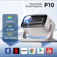 ราคา P10 โปรเจคเตอร์ 4K 1080p โฮมโปรเจคเตอร์ ไฟฟ้าโฟกัส HDMI/USB/WiFi/Bluetooth (27784904457)