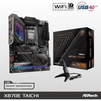 ราคา ASRock AMD X870E Taichi Ryzen Socket AM5 X870 Dual Channel DDR5 DIMMs 256 GB 8200 EATX Motherboard (40254200200)