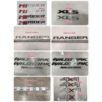 ราคา สติ๊กเกอร์งานสกรีน WILDTRAK / 4x4 / RANGER ติดรถ FORD RANGER 2016-2017 เทียบแท้95% (25732434919)