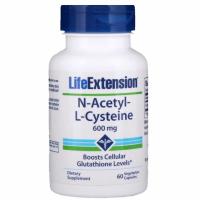 ราคา Life Extension, N-Acetyl-L-Cysteine, 600 mg, 60 Vegetarian Capsules (1649008479)