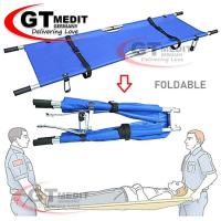ราคา skokxinhnx — โรงพยาบาลขนส่งผู้ป่วยเปลหามฉุกเฉินปฐมพยาบาลพับผ้า Oxford วงเล็บอลูมิเนียม + 2 ล้อ + 2 สายรัด (58154881006)