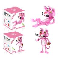 ราคา Mega Toys เลโก้ นาโน Nanoblock Boyu 7012A 7013A พิงค์แพนเตอร์ Pink Panther (3990814733)