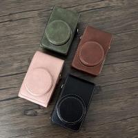 ราคา กระเป๋ากล้อง Canon G7X3 G7X2 Sony RX100 เคสป้องกัน ZV1F Panasonic Casio CCD เคสหนัง SX740 (50706641879)