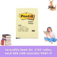 ราคา กระดาษโน้ต โพสต์-อิท 2"x3" เหลือง,คละสี 656 (100 แผ่น/เล่ม) Post-it (40725910441)