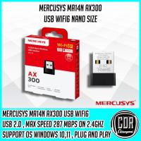 ราคา MERCUSYS MA14N USB อะแดปเตอร์ไวเลสนาโน AX300 (ยูเอสบีไวไฟ) [รับประกัน 3 ปี] (26289414664)