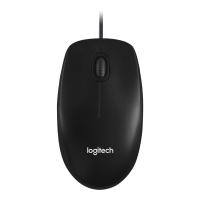 ราคา เมาส์ออฟติคัล สีดำ Logitech M100R (24445407304)
