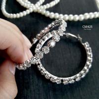 ราคา ต่างหูห่วงแบบดาราใส่ CM425 (251414467)