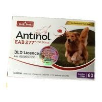 ราคา Antinol สุนัข อาหารเสริมบำรุงข้อ ลดอักเสบ 60เม็ด ต่อ1กล่อง EXP. 08/2026 (26579419487)