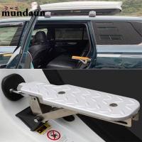 ราคา MUNDAUN Stand Pedals, 440 Lbs อลูมิเนียมหลังคารถ Step, ทนทาน Universal ปรับ SUV Pickup อุปกรณ์เสริม (54504706626)