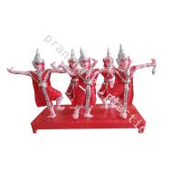 ราคา ตุ๊กตาแก้บน ตุ๊กตาตั้งศาล ละครรำ ละครรำโรงใหญ่ นางรำโรงใหญ่ (เตียงใหญ่) นางรำ 5 ตัว เหมาะสำหรับแก้บนและตั้งศาล (13308031275)