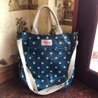 ราคา กระเป๋าสะพายข้าง ลายจุดสีน้ำเงิน Cath Kidston ของแท้% (19914902196)