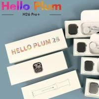 ราคา H26 PRO + Plus สมาร์ทนาฬิกา 42/46 มม.AMOLED AOD หน้าจอ 1GB Wireless Charger กีฬา Smartwatch สําหรับผู้ชายผู้หญิง Hello Plum 2025 ใหม่ (52700974751)