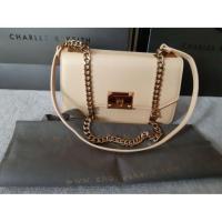 ราคา กระเป๋า Charles&Keith ของแท้ รุ่น Metal Push Lock Crossbody Bag #ckหน้าล็อค สี Yellow (6415247264)