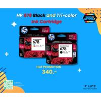 ราคา ตลับหมึก HP 678 Black and Tri-color Ink Cartridge ของแท้ 100% (29539856427)
