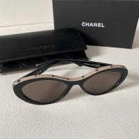 ราคา chanel sunglasses black (18967521549)
