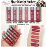 ราคา (ของแท้)(สีขายดี) The Balm Meet Matte Hughes 6 Mini Long Lasting Liquid Lipstick (แบ่งขาย) the blam (1898941360)
