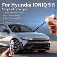 ราคา สําหรับ Hyundai IONIQ 5 N รถซ่อมสีปากกา Touch Up Scratch Remover DIY อุปกรณ์เสริมอัตโนมัติสีดํา NZH สีเทา PE2 สีเทาสีขาวสีฟ้า SFB (46154146473)