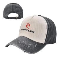ราคา Rip Curls เบสบอลหมวก Retro Distressed คาวบอยพ่อหมวกผ้าฝ้ายปรับ Trucker ผู้ชายและผู้หญิงสไตล์หมวกปรับ (54906561089)