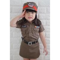 ราคา ชุดตำรวจ ชุดตำรวจเด็กหญิง ผ้าฟอร์ม เย็บสวย มี 6 ขนาดให้เลือก ชุดอาชีพ ชุดอาชีพตำรวจ คอสเพลตำรวจ ตำรวจหญิง ชุดแฟนซี (2326258686)