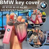 ราคา BMW X1 X3 X5 X6 X5 ฝาครอบกุญแจรถ 1/2/3/4/5/6/7 Series เคสกุญแจ BMW 218i M4 M5 ปลอกกุญแจพวงกุญแจ (40467591256)