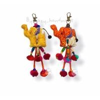 ราคา พวงกุญแจช้าง พวงกุญแจช้างผ้า ห้อยปอมๆๆๆ ขนาดตัวประมาณ 7x7 cm ช้างผ้าไทย ของฝาก ของที่ระลึก (8843805503)