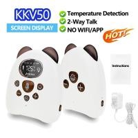ราคา KKbaby 2.4Ghz Wireless Long Range Voice Intercom Baby Monitor Audio Sender Reciever Lullaby แสดงอุณหภูมิ Nanny Cam (26139319950)